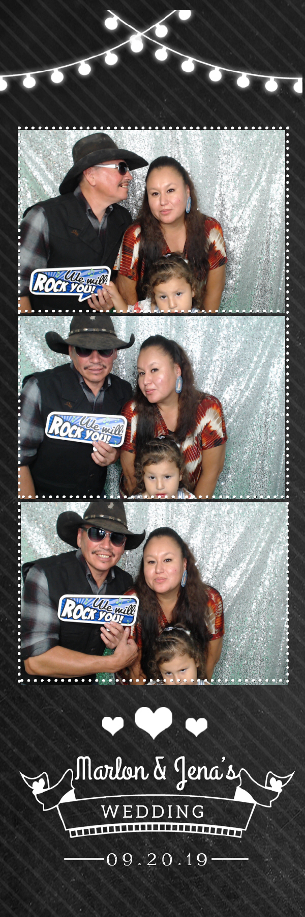 Jena and Marlon's Wedding | View more photos from the event at gallery.photoboothbillings.com/u/PhotoBoothBillings/Jena-and-Marlons-Wedding